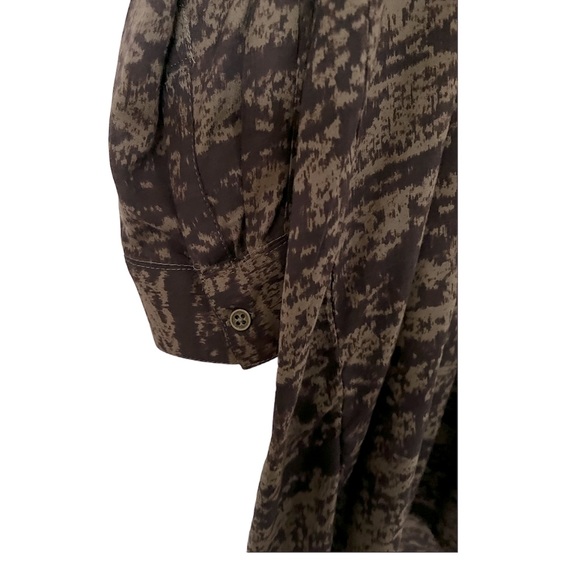 H&M V Neck Print Tunic/Dress W Front Tassel Ties & Shoulder Detail - Picture 7 of 10